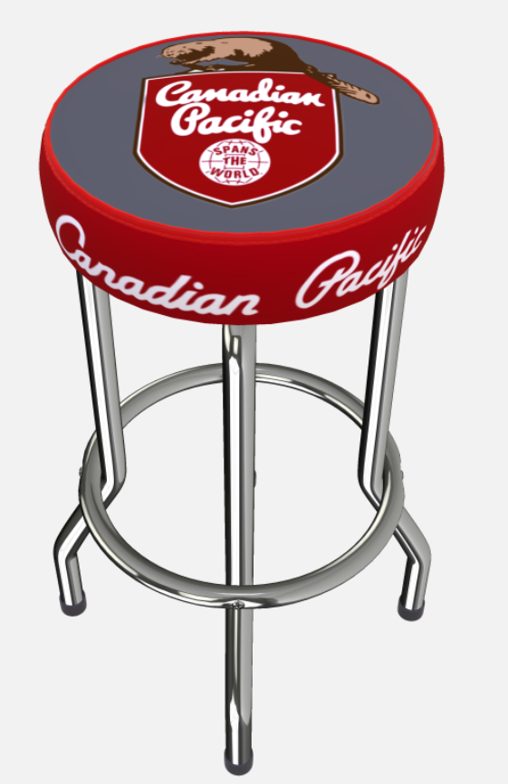 Canadian Pacific VTG Bar Stool Style